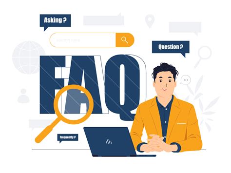Vector Concept Illustration Of Frequently Asked Question Or Faq Concept With Online Question And