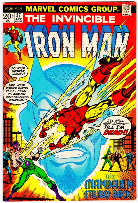 Iron Man 57 1st Series 1968 April 1973 Marvel Comics Grade Fine