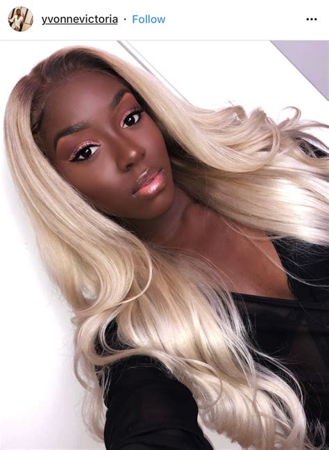 Brown to black hair transformation ▶︎hair dye products bright black sooo black is back lol. Blonde Hair On Black Women - Essence