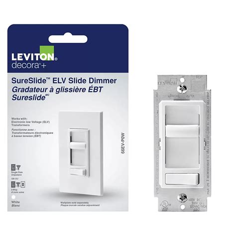 Leviton Decora Elv Slide Dimmer With Preset Switch The Home Depot Canada