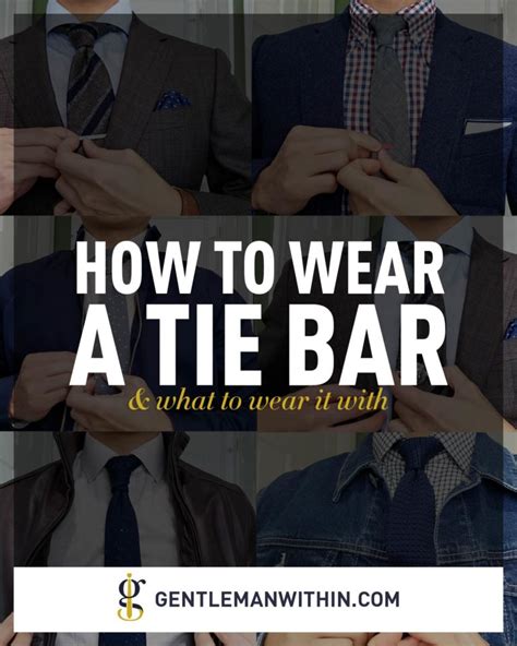 How To Wear A Tie Bar Styling Inspiration And Rules To Know