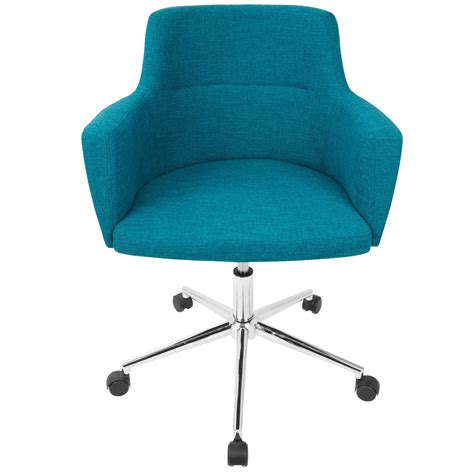 Browse our selection of office | task chairs from zuri furniture. Teal Contemporary Adjustable Office Chair - Andrew in 2020 ...