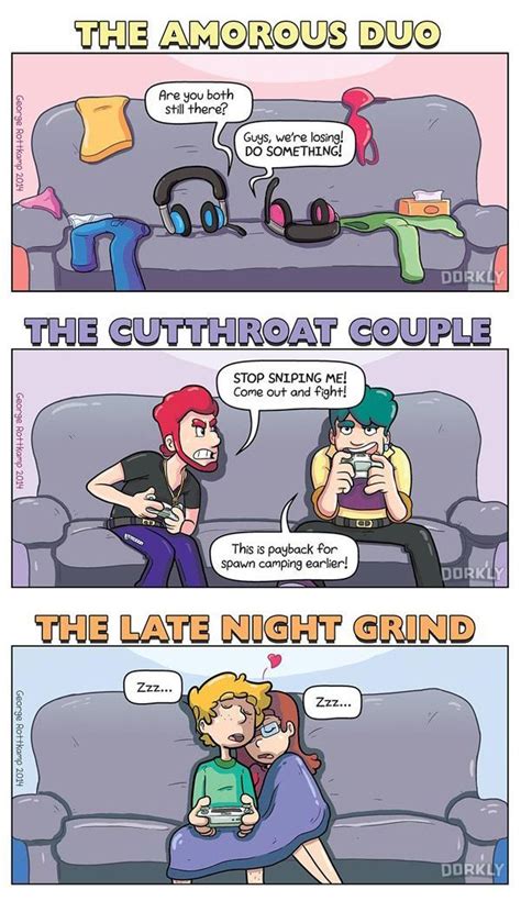 The Six Different Types Of Gamer Couples Funny  Gamer Couple Gamer