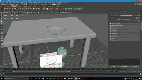 07 Modelling A Table Inside Of Maya Youtube