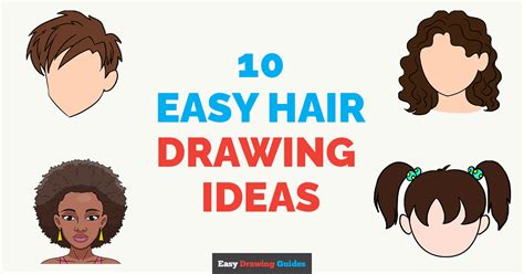 10 Step By Step Hair Drawing Tutorials For Kids