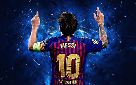 Messi Back Wallpapers Wallpaper Cave