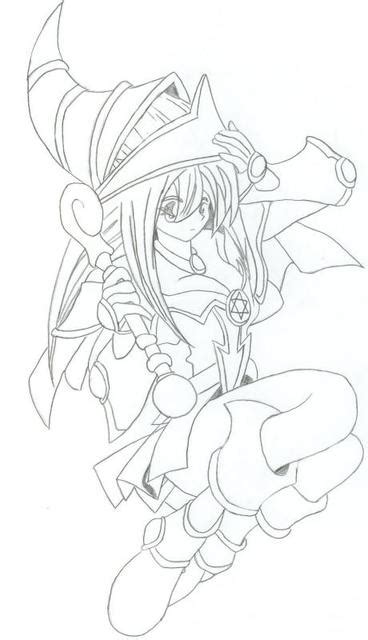 Dark Magician Girl Pages Coloring Pages