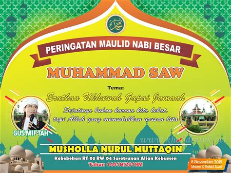 Gaya Terbaru 33+ Banner Maulid Nabi