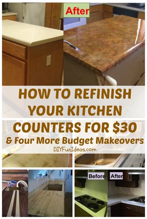 How To Refinish Your Kitchen Counter Tops For Only 30