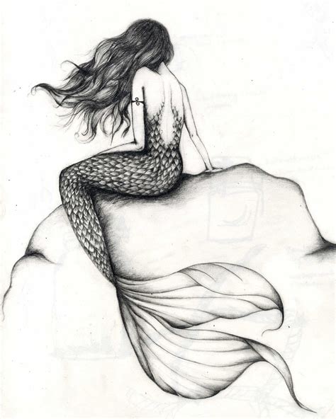 Mermaid Scales Drawing Mermaid Drawings Mermaid Art Art Sketches