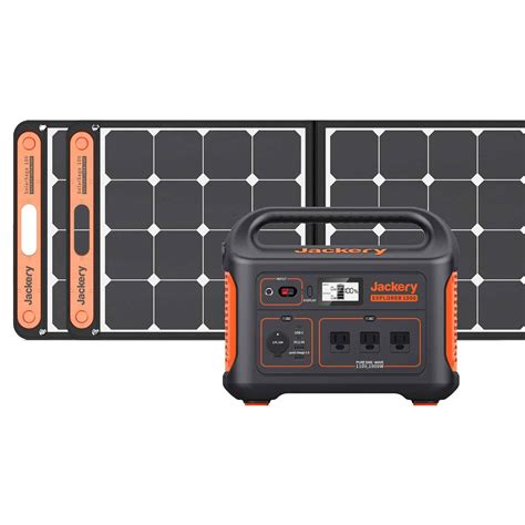 Jackery Solar Generator 1000 1002wh Capacity With 2x Solarsaga 100w