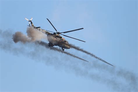 Videos Show Russian Attack Helicopters Swarm Over Ukraine As War Escalates
