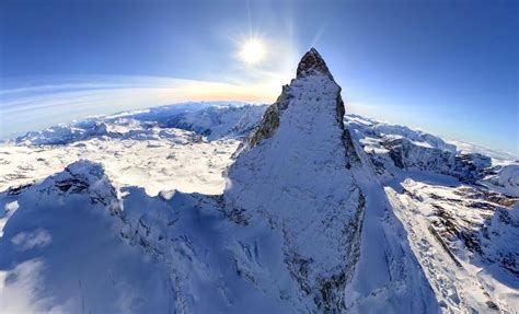 The Stunning Sunshine Over Matterhorn