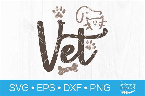 Vet SVG Veterinarian SVG Veterinary | Pre-Designed Photoshop Graphics