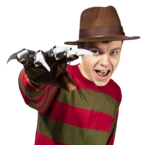 Childrens Kids Freddy Krueger Halloween Fancy Dress Costume Top Hat