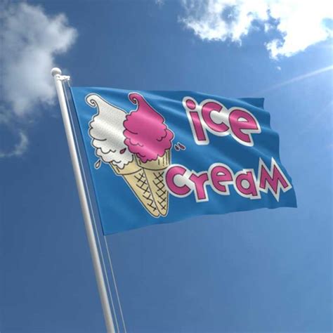 Ice Cream Flag Pos Flags The Flag Shop