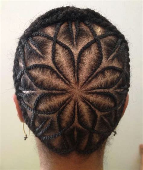 These curls are intersecting with the braids and they are beautiful. cornrow designs | Cornrows Designs Cornrows, csdt ...