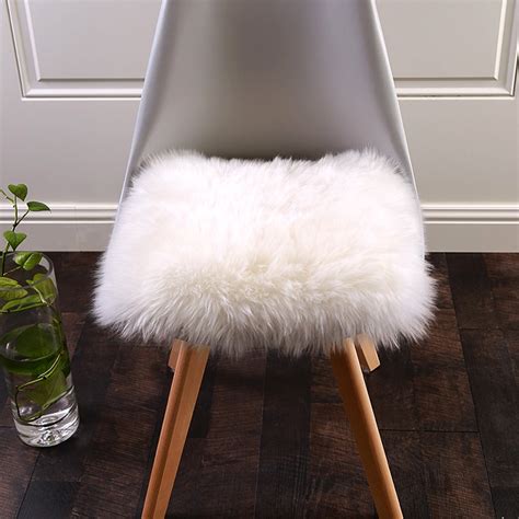Faux Fur Chair Cushions Chair Pads And Cushions