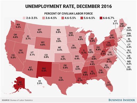 Unemployment Rate By County Map