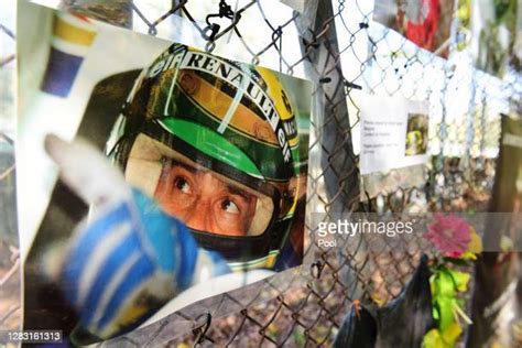 Ayrton Senna Memorial Photos And Premium High Res Pictures Getty Images