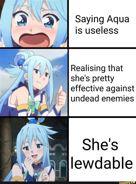 Konosuba Aqua Useless Meme