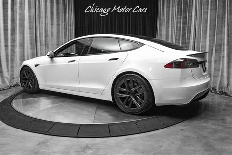 Used 2021 Tesla Model S Plaid Autopilot 21 Arachnid Wheels Worlds Quickest Production Sedan