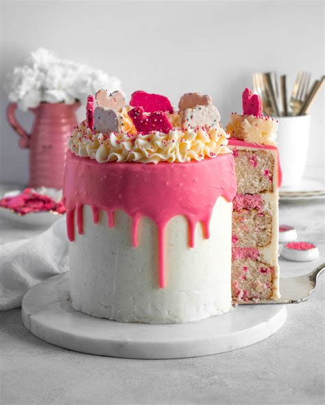 Pink Funfetti Animal Cookie Cake In Bloom Bakery