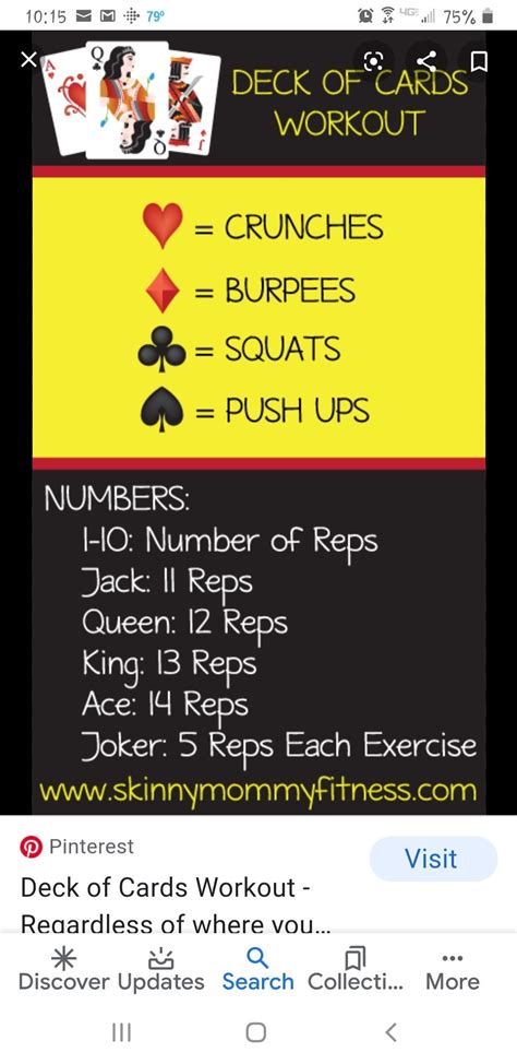 Maybe you would like to learn more about one of these? Pin by Timesa Perry on workout in 2020 | Deck of cards, Workout, Discover