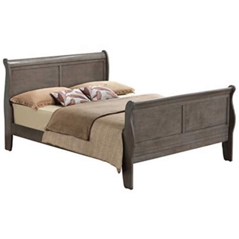 Glory Furniture Louis Phillipe G A Kb King Bed Gray Fred Meyer