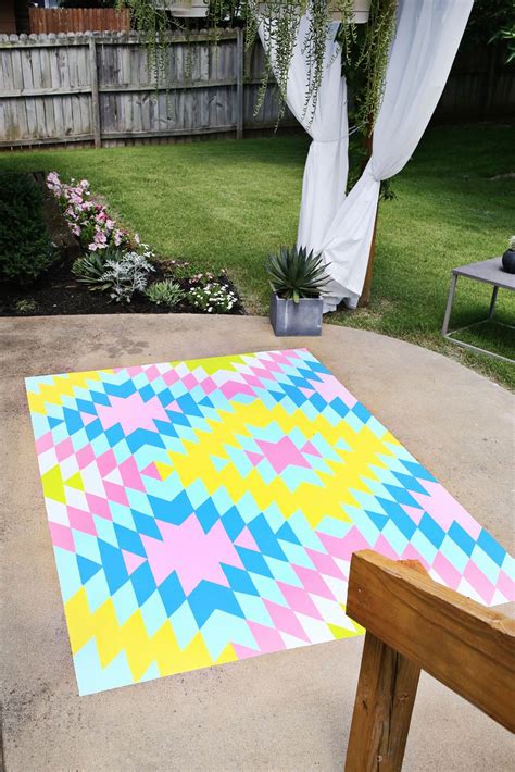 Paint Your Own Outdoor Rug A Beautiful Mess