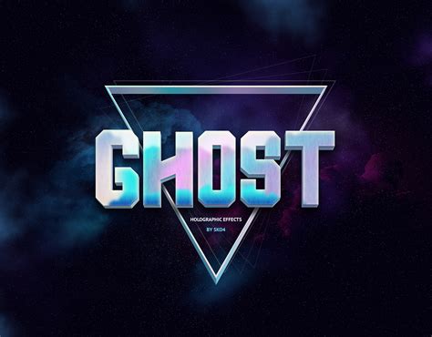 Download Holographic Text Effects vol 1 by Sko4 | GraphicRiver