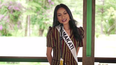 Miss Makati Ivanna Pacis For Ms Universe Philippines Prelim Interview