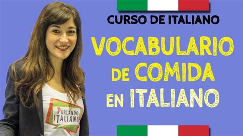 Aprender Italiano Vocabulario De Comida Youtube