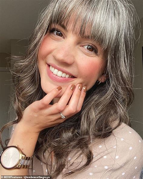Woman Whos Gone Grey At 26 Reveals She Found Her First Silver Hair