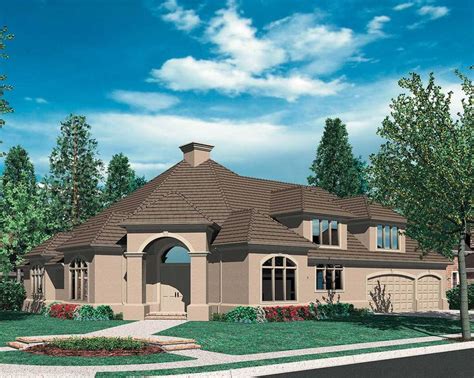 Plan 69232am Perfect For The Corner Lot Arch Entryway Ranch Remodel