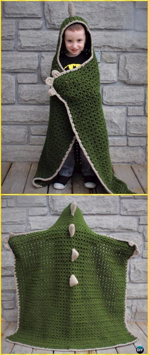 Crochet Hooded Blanket Free Patterns Tutorials