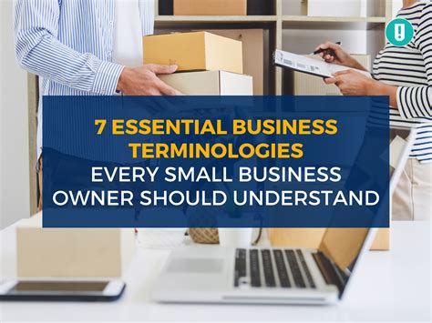 7 Essential Business Terminologies Every Small Business Owner Should
