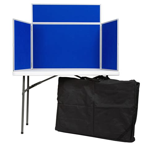 3 Panel Table Top Display Boards Exhibition And Presentation Stands