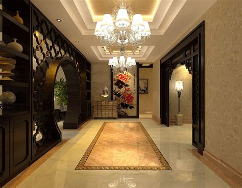 Oriental Chinese Interior Design Asian Inspired Foyer Home Decor