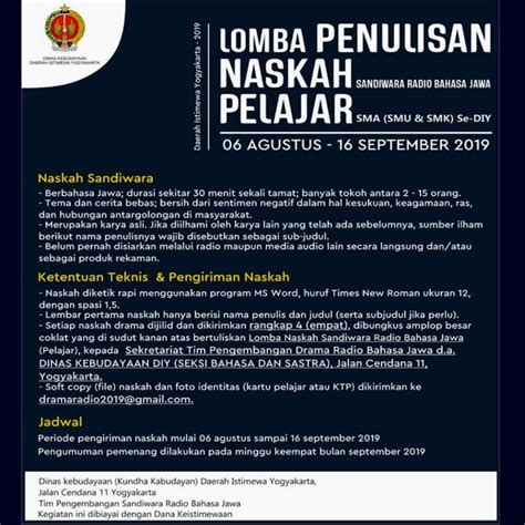 Contoh Teks Sandiwara Bahasa Jawa – Hal