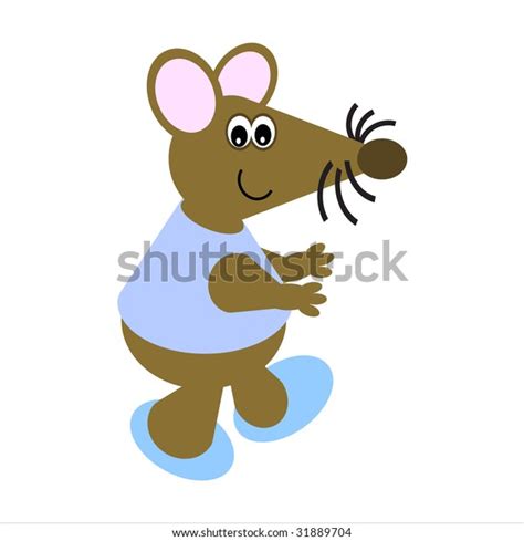 Cartoon Happy Dancing Mouse Stock Vector Royalty Free 31889704