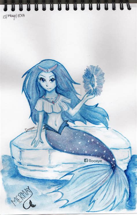 Mermay Day5 Ice Mermaid By Rooxye125 On Deviantart