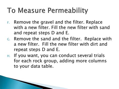 Ppt Porosity And Permeability Lab Powerpoint Presentation Free