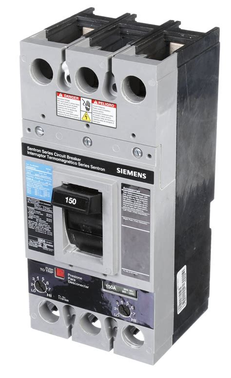 Siemens Molded Case Circuit Breaker 150 A Amps 22ka At 600v Ac Fixed
