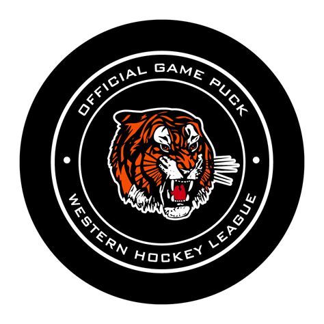 Whl Medicine Hat Tigers Official Game Puck Season 2017 2018 Tigers