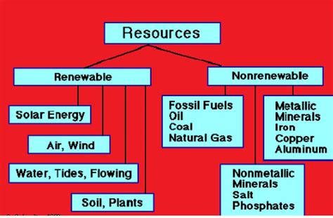 Draw A Tablechart Showing Different Types Of Resources