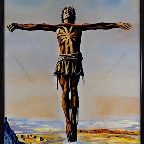 Painting Of Donald Trump Crucified By Salvador Dali Stable Diffusion