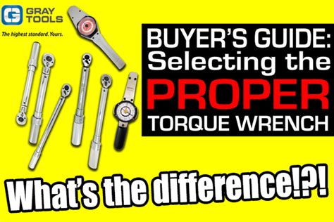 Buyers Guide Selecting The Proper Torque Wrench Edmonton Fasteners
