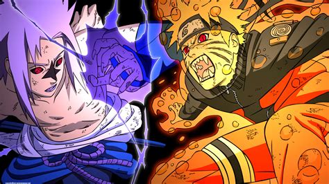 Desktop Wallpaper Naruto Uzumaki Obito Uchiha Naruto Anime Fight