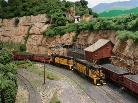 Coal Mine Operation N Scale Train Layout Model Train Layouts Model